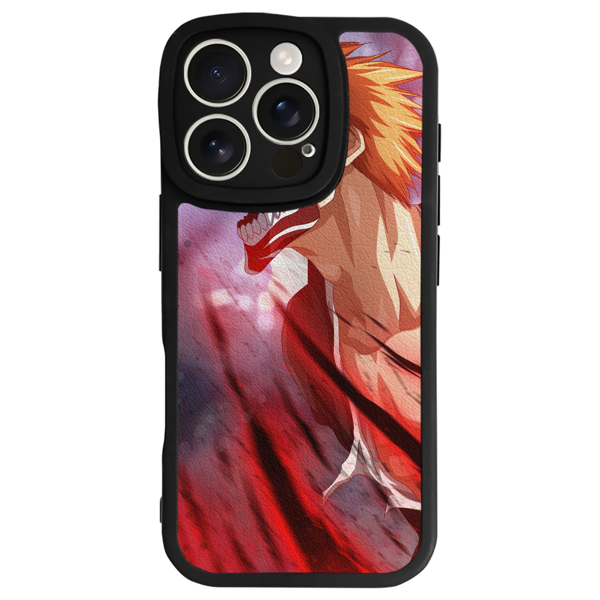 （画像用） ブリーチ BLEACH 【iPhone 16シリーズ対応】シリコンスマホケース（レザー調） 材質：シリコン